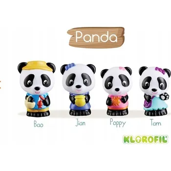 VULLI Collection Klorofil® - Čtyřčlenná rodina panda