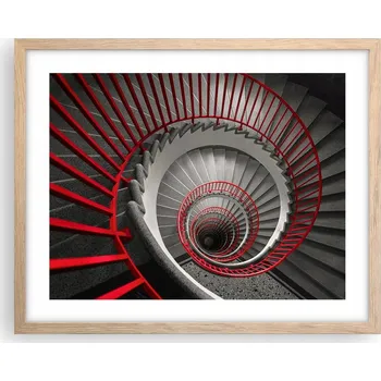 Obraz Obraz plakát na zeď v rámu světlý dub 50x40 architektura foto do obýváku