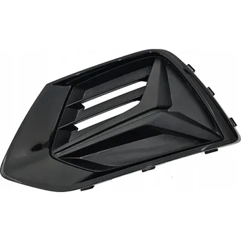 Nárazník MŘÍŽKA NÁRAZNÍKU PŘEDNÍ LEVÁ ZÁSLEPKA KRYTKA AUDI Q3 83A II 18- ČERNÁ