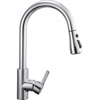 Vodovodní baterie Stojánková kuchyňská baterie Unitec FOCUS stříbrná