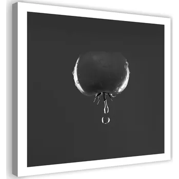 Obraz OBRAZ NA PLÁTNĚ Rajče Zelenina Kapky vody 60x60