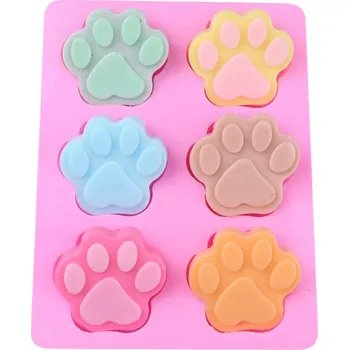 Silikonová forma na mýdlový dort Tlapková patrola 6 ks