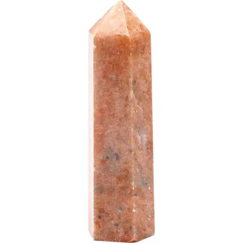 Drahý kámen Magieprirody.cz Obelisk Sluneční kámen špice 109 g - 9,4 cm #D233