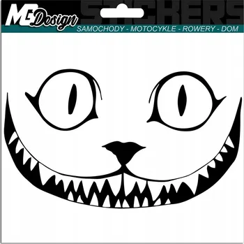 Samolepicí dekorace na vozidlo SAMOLEPKA KOCOUR USMĚVAVÝ KOCOUR na auto 20x18cm