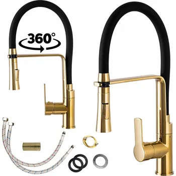 Vodovodní baterie Stojánková kuchyňská baterie Gamma Vegas černá