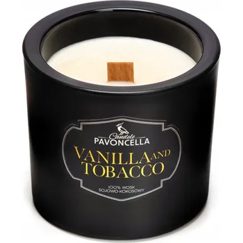 Svíčka Sójová vonná svíčka VANILLA & TABACCO Pavoncella 1 ks
