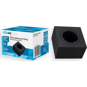 Kvadratový bodový reflektor LED Labs černý