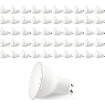 Žárovka SADA KUSŮ LED žárovek GU10 1W teplá barva BÍLÁ 3000K LLS