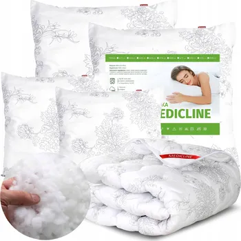 přikrývka Přikrývka a 4 Polštáře 70x80 + 40x40 + 200x220 cm Celoroční antialergická