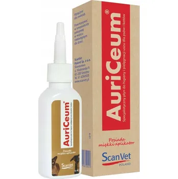 Kosmetika pro psa Kapky ScanVet AuriCeum pro péči o uši pro psy a kočky 50 ml