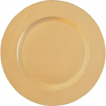 PODLOŽKA POD TALÍŘ ZLATÁ VZHLED KŮŽE - PODSTAVEC POD SVÍČKU