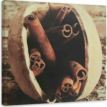 Obraz OBRAZ DO OBÝVÁKU LÁSKA VANILKY V OŘECHU 50x50