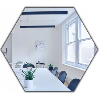 Zrcadlo Zrcadlo Studiograf stojící hexagon, rám plast, 173 x 150 mm