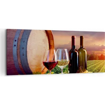 Obraz Obraz na plátně do obýváku, ložnice 120x50 vinice foto obrazy na zeď