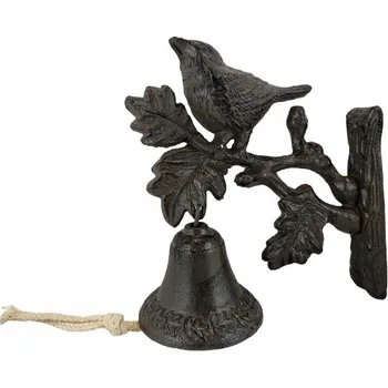 Vrták Litinový zvonek s motivem ptáků