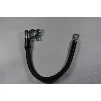 elektrický kabel Zemnící kabel 70 cm 50 mm² s minusovou svorkou M10, kabel pro připojení akumulátoru