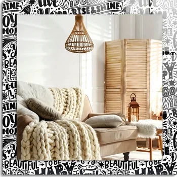 Zrcadlo Zrcadlo s potiskem Motivační ruční nápisy 60x60 cm