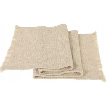 ubrus Béžový běhoun na stůl 150 x 40 cm