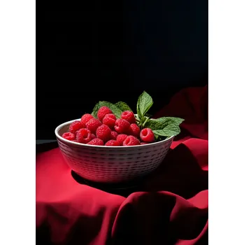 Plakát Plakát Malinová Mísa bez rámu 29,7 x 42 cm