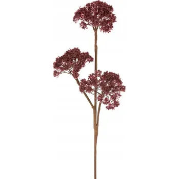 umělá květina Umělá květina dekorační květ česnek 82 cm bordó