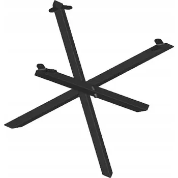 Stolová podnož VOGA stolová podnož TRIPOD - Barva: černá