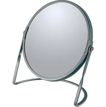 Kosmetické zrcátko Spirella kosmetické zvětšovací zrcátko Akira, matně šedé, ocel