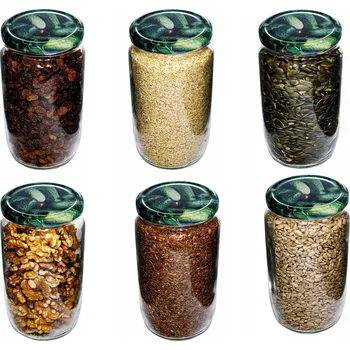 Sklenice Na zavařeniny Sklenice Wamar-Sosenka 720 ml 4 ks