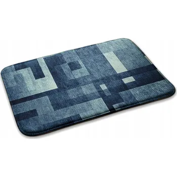 Koberec Měkký Protiskluzový Koberec Běhoun do Ložnice Abstraktní Obdélníky