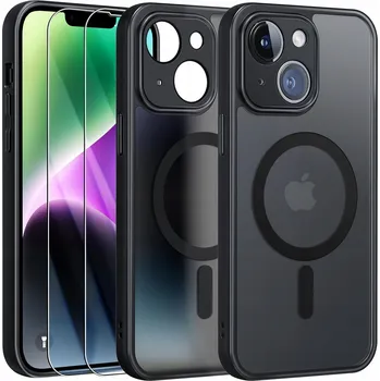 Pouzdro na mobilní telefon Zadní Kryt Koanni pro Apple iPhone 15, černý