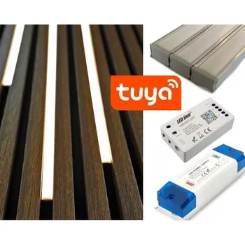 LED osvětlení Lamelové osvětlení 3x LED COB Svítidlo s ovládáním přes aplikaci TUYA APP WIFI Smart