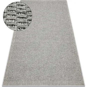Koberec KOBEREC PLOCHÝ TKANÝ ORIGI 78x150 cm RÁMEČEK šedý sisal outdoor #D1544