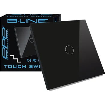 vypínač Dotykový schodišťový vypínač B-line černý KP-3100454
