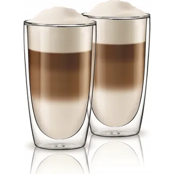 Sklenice 2 Sklenice s dvojitou stěnou na kávu Aqualogis 350 ml