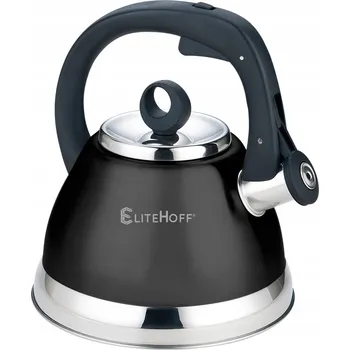 Varná konvice Elitehoff tradiční ocelová Konvice 2,5 l černá