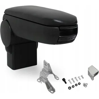 Loketní opěrka PROTEC Zamykací loketní opěrka Seat Toledo 1M syntetická kůže černá 1998-2004