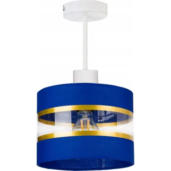 Závěsné svítidlo LED-ONE Stínidlo zlaté pruhy 1-bodové světlo E27