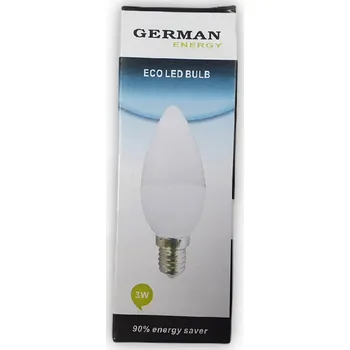 Žárovka Žárovka E14 studená bílá 6500K 3W 300lm 6 Ks