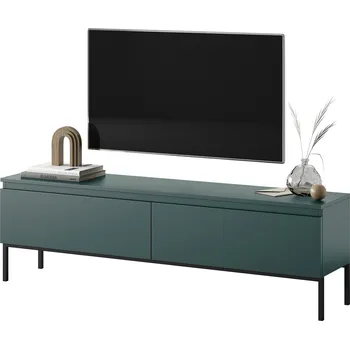 Televizní stolek TV stolek Bemmi 150 cm Tmavě zelený - Selsey Design