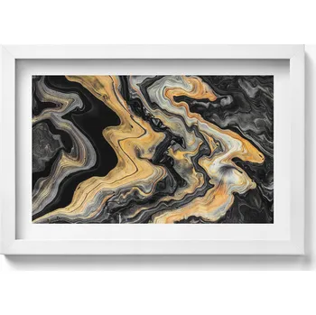 Obraz Obraz v rámu na zeď do obýváku Abstraktní struktura 30x20 cm