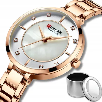 Hodinky DÁMSKÉ HODINKY CURREN MÓDNÍ STYLOVÉ KLASICKÉ DATUMOVKA 4