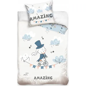 Povlečení Sada povlečení Carbotex 140 x 200 cm šedá