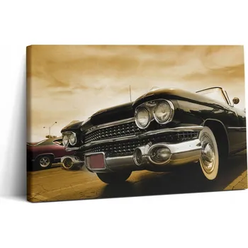 Obraz Obraz na zeď Loft na plátně Canvas s rámem 1959 Cadillac Car 30x20 cm