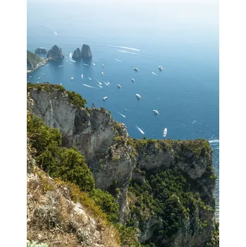 Obraz Plakát Capri 3 bez rámu 21 x 29,7 cm