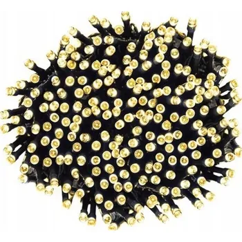 Vánoce Vodotěsné Vánoční LED světýlka 200 Teplá Bílá Bílé 8 metrů Řetěz