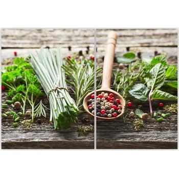 Kuchyňské prkénko Skleněná Ochranná Deska a Krájecí Prkénko | Indukce, Sporák ds-0065