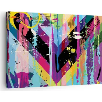 Obraz Obraz na plátně do obýváku, ložnice 70x50 abstrakce foto obrazy na zeď