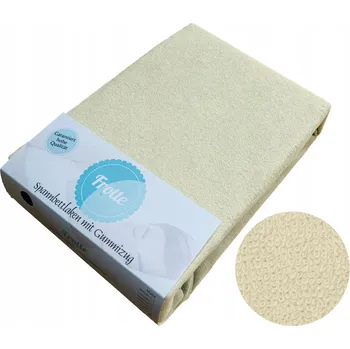 Prostěradlo SILNÉ FROTÉ PROSTĚRADLO S GUMOU 200x220 FROTÉ ECRU