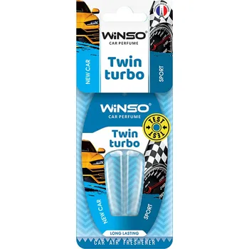Vůně do auta Osvěžovač vzduchu do auta Twin Turbo WINSO - Nové auto & Sport