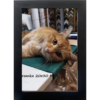 Obraz RÁMEČEK NA FOTOGRAFIE PRO ZARÁMOVÁNÍ OBRAZŮ 20X30 DŘEVO ČERNÝ 20 MM