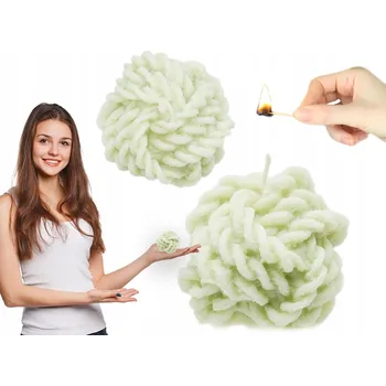 Svíčka VONNÁ SVÍČKA WĘZEŁEK RUČNĚ VYRÁBĚNÁ VÁNOČNÍ VŮNĚ